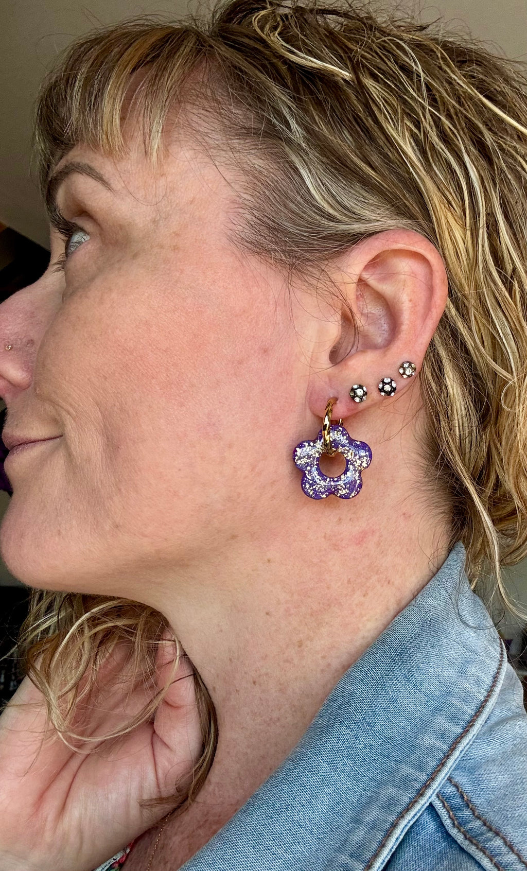 Les « grande Flora » mauve doré