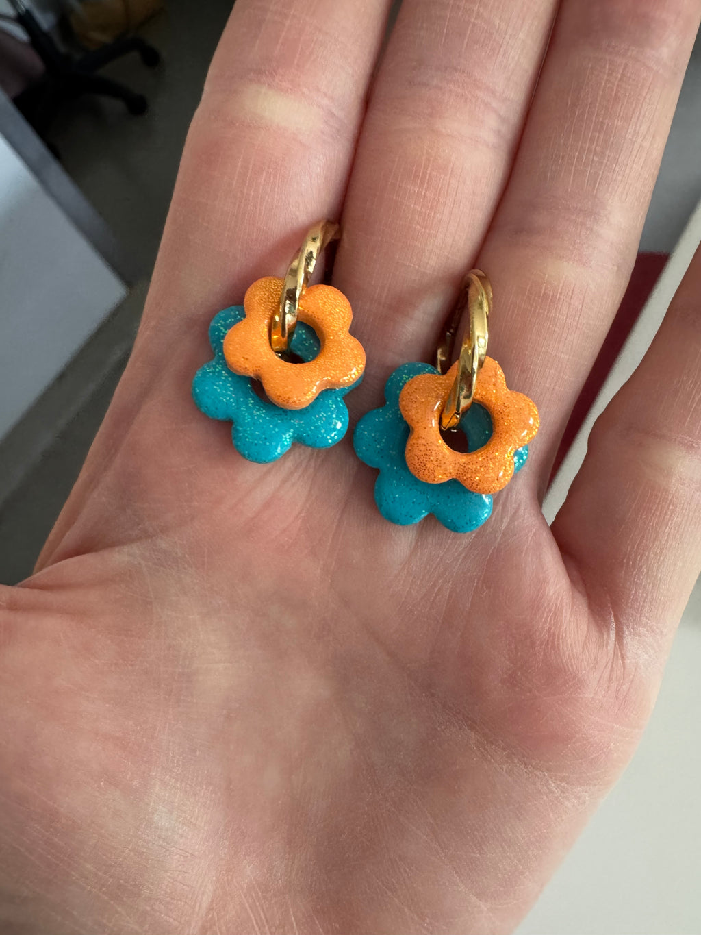 Double « Flora » pailletées