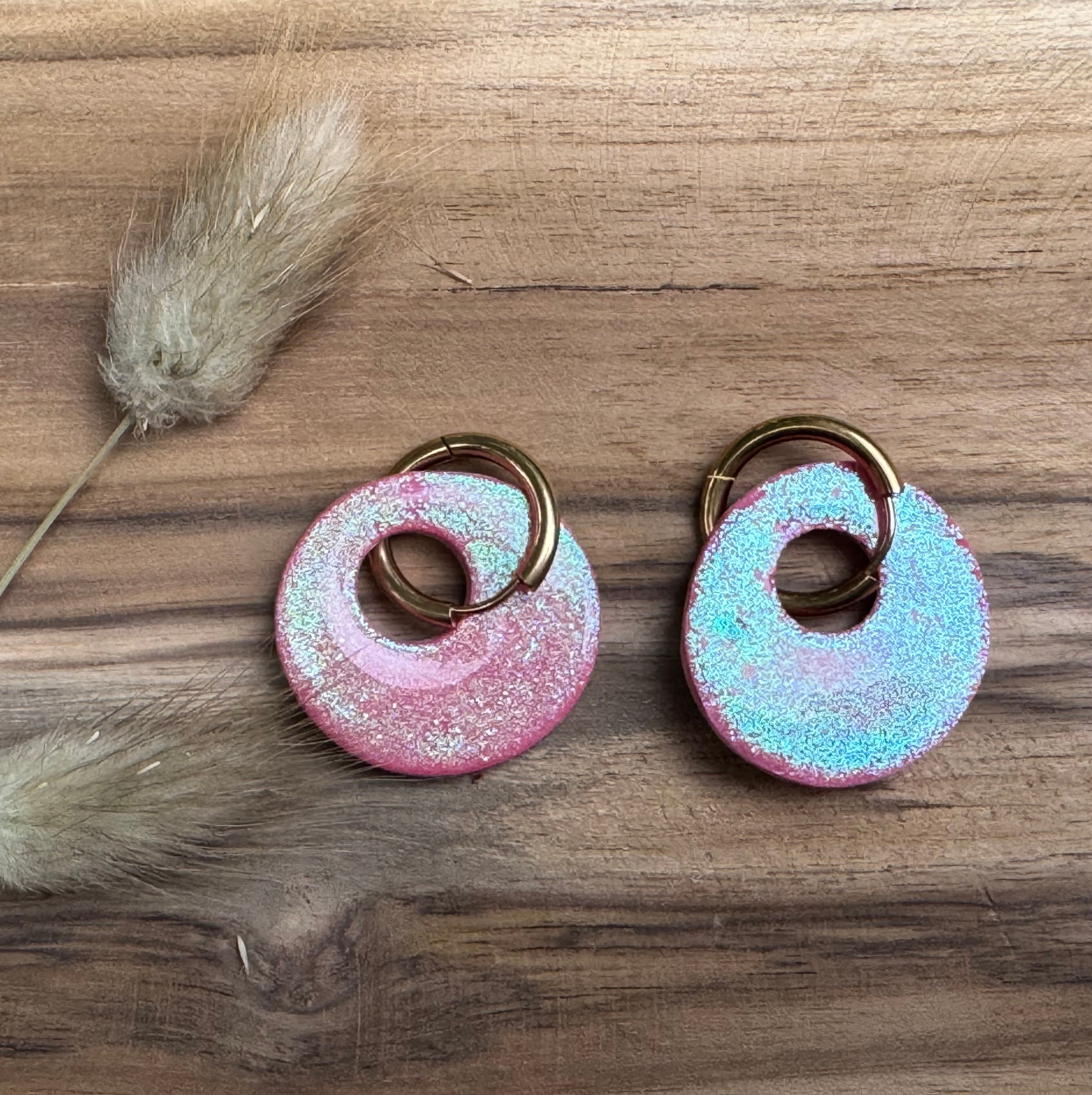 Les « Pola » rose pailletées