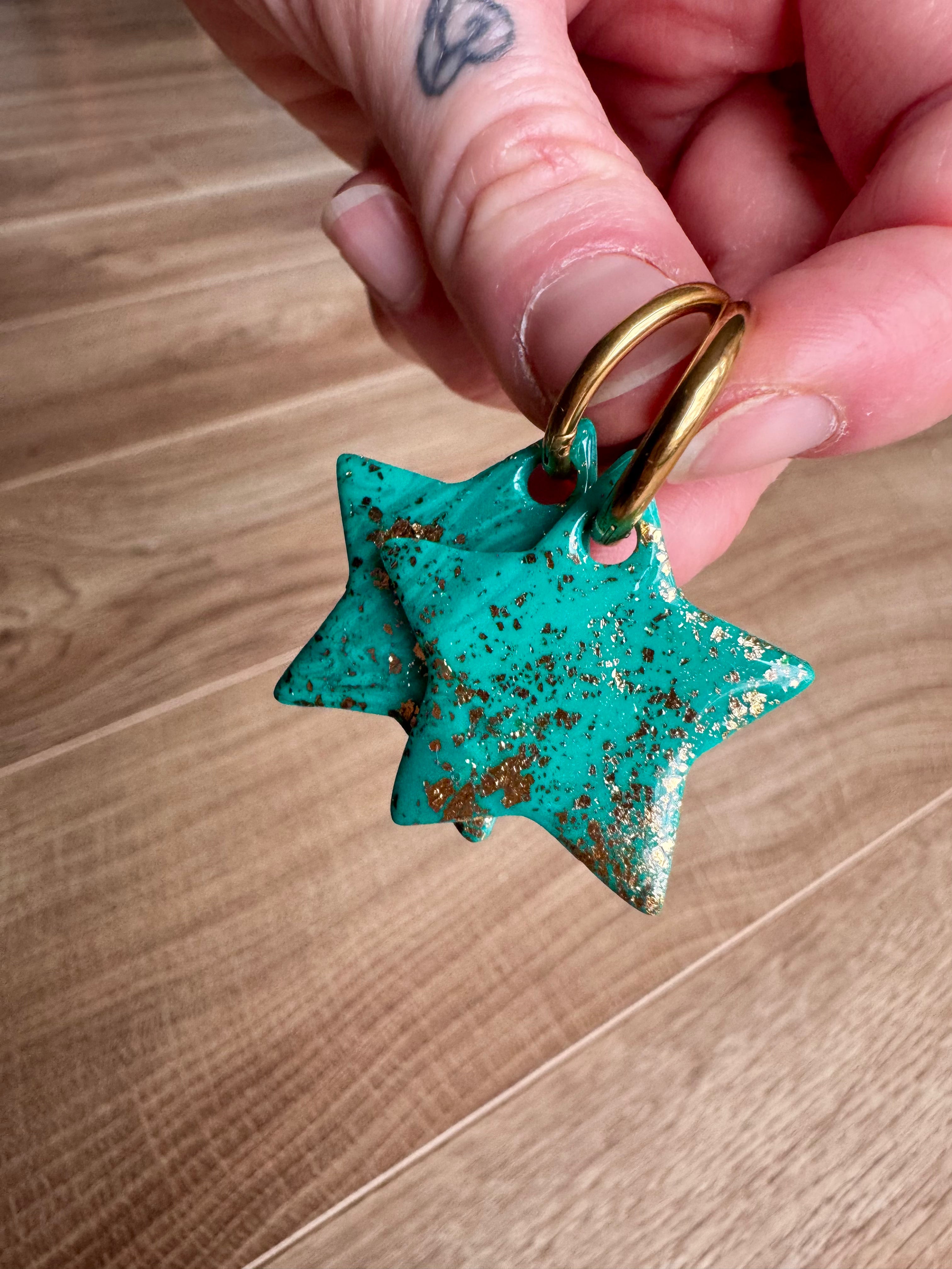 Les « Stars» turquoise-doré