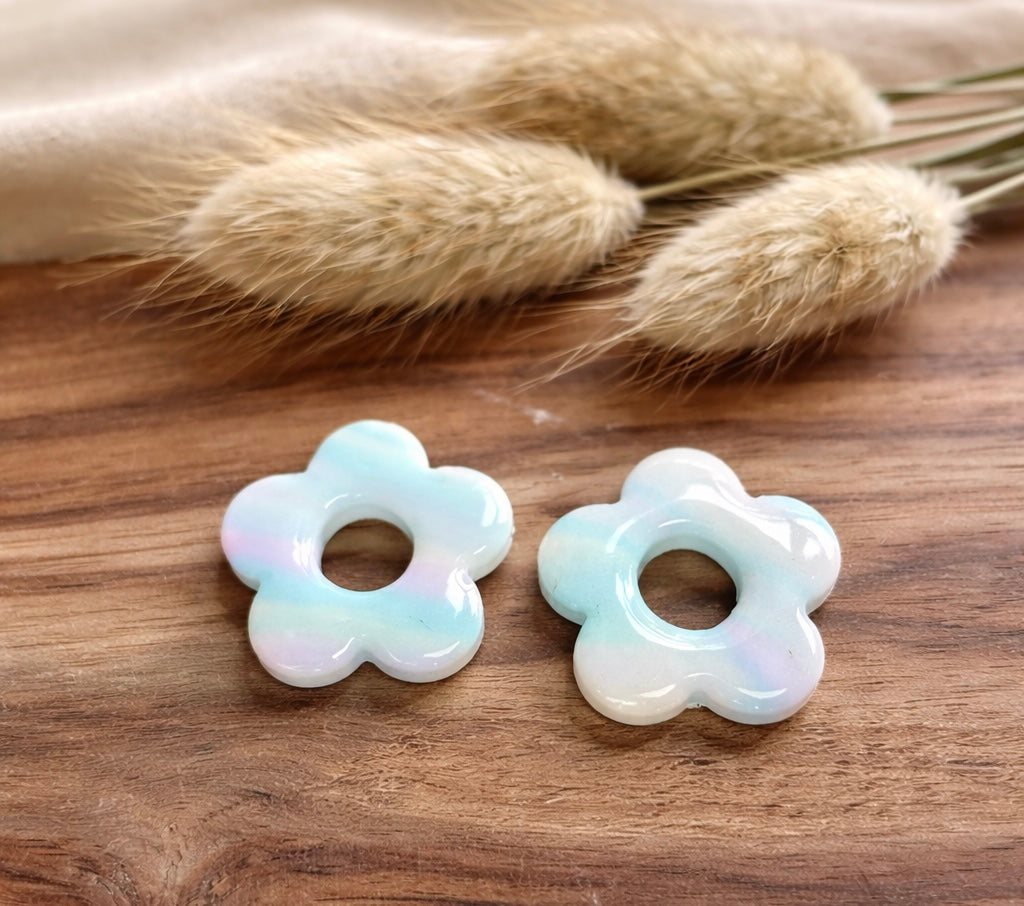 Les grandes « Flora » pastel multicolore