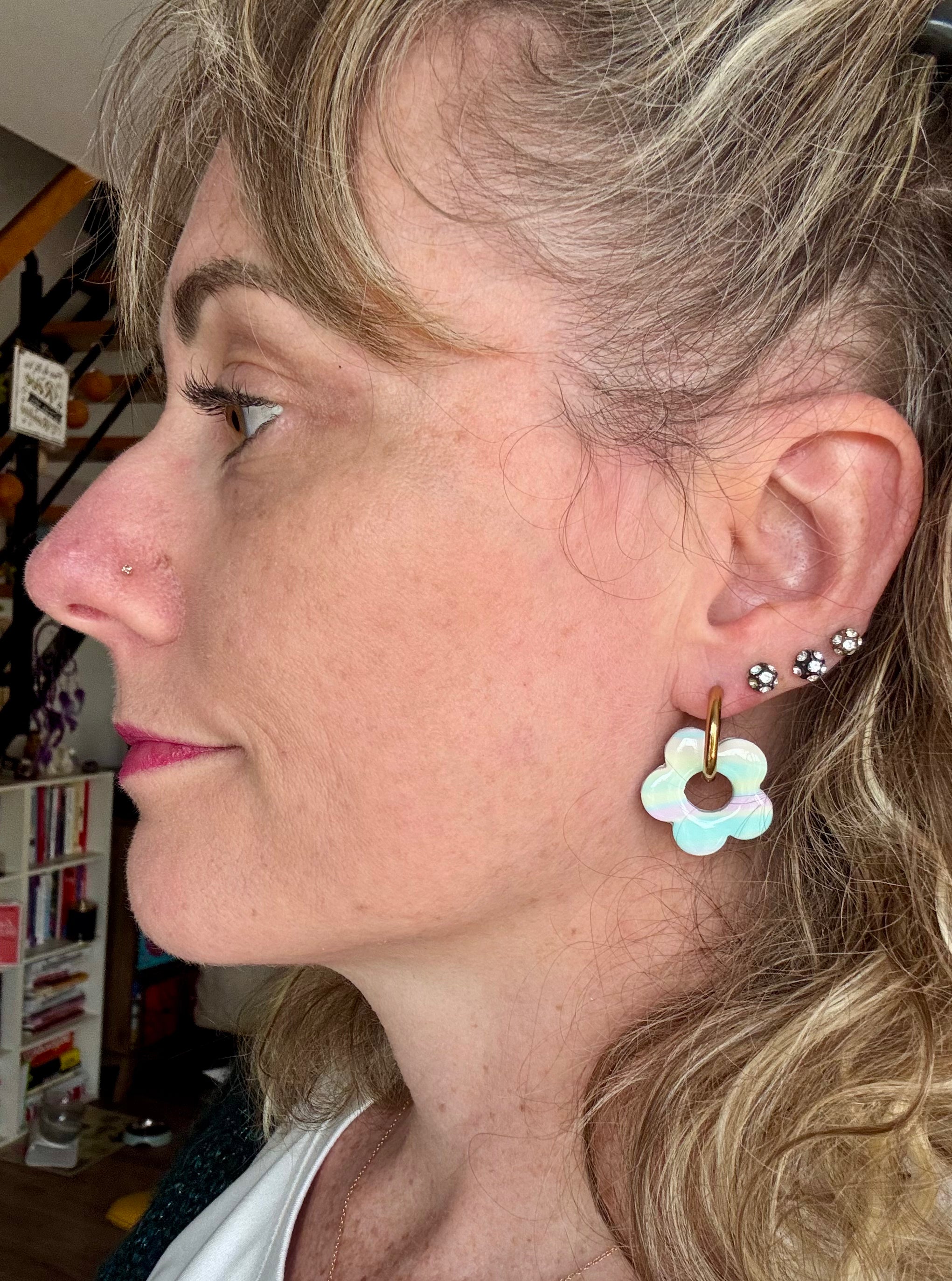 Les « grandes Flora » pastel multicolore