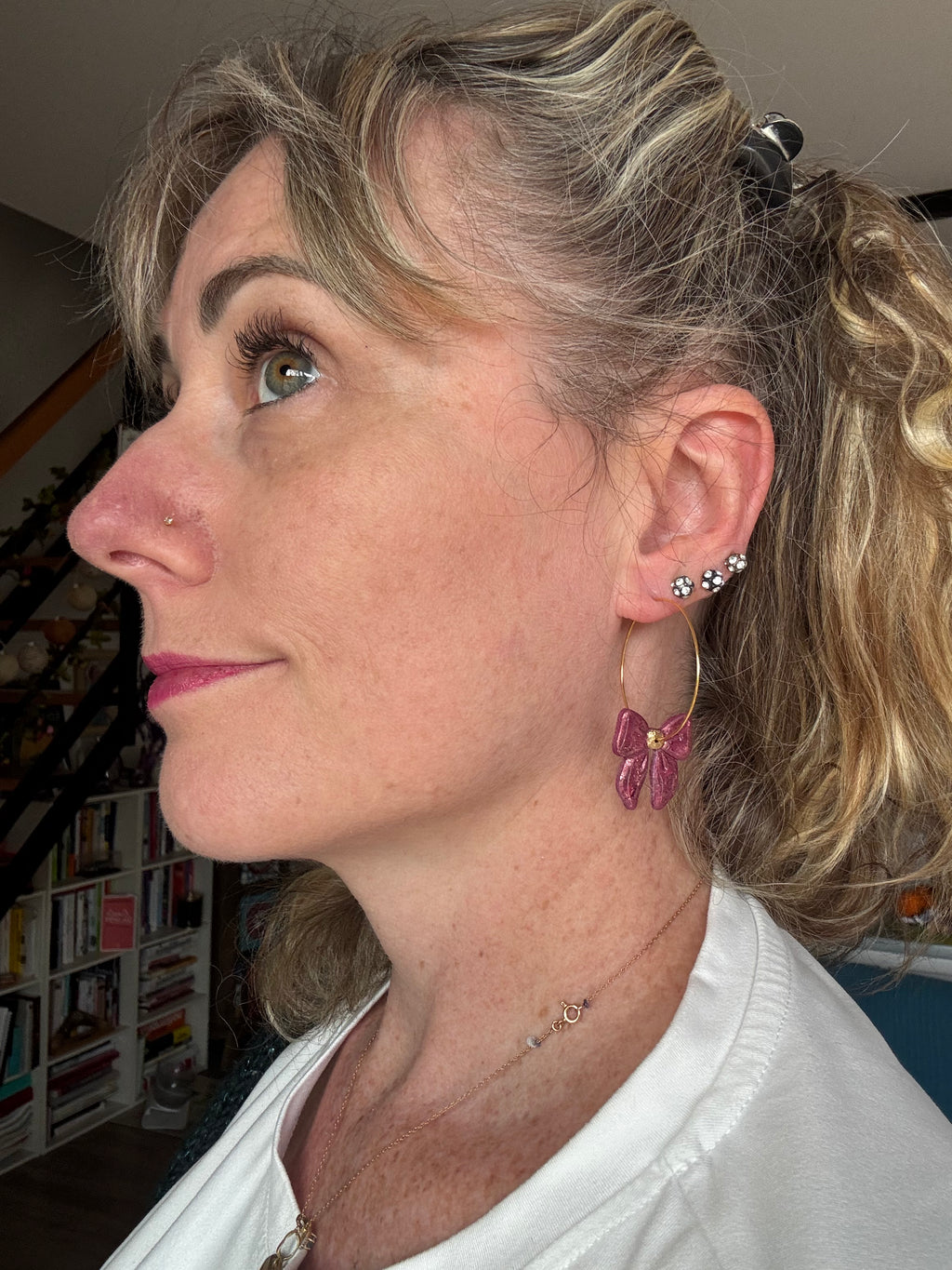 Les « Naya » rose pailletée 