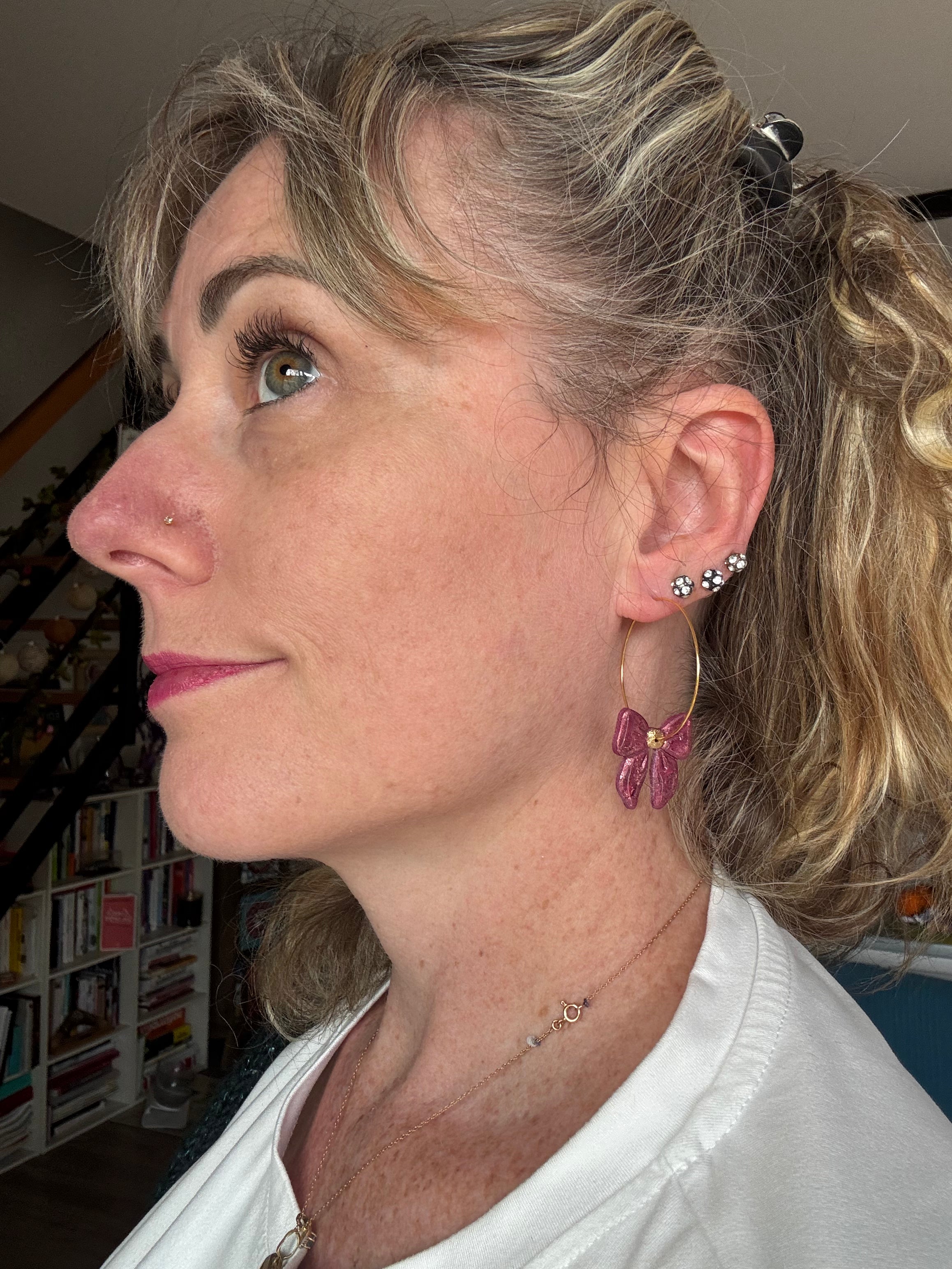 Les « Naya » rose pailletée 