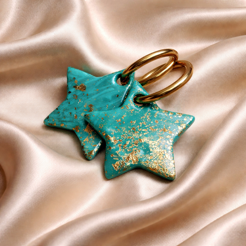 Les « Stars» turquoise-doré
