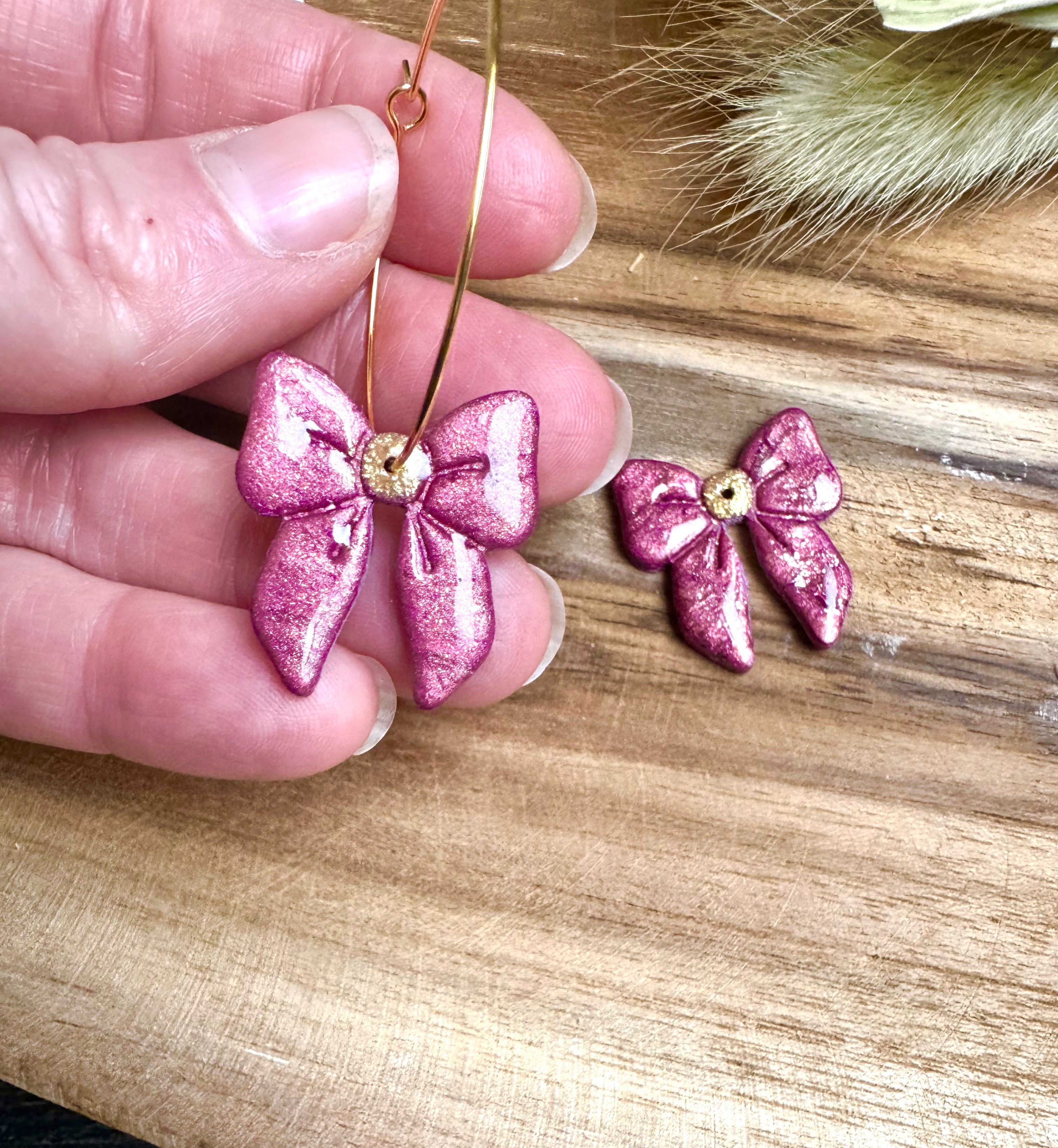 Les « Naya » rose pailletée 