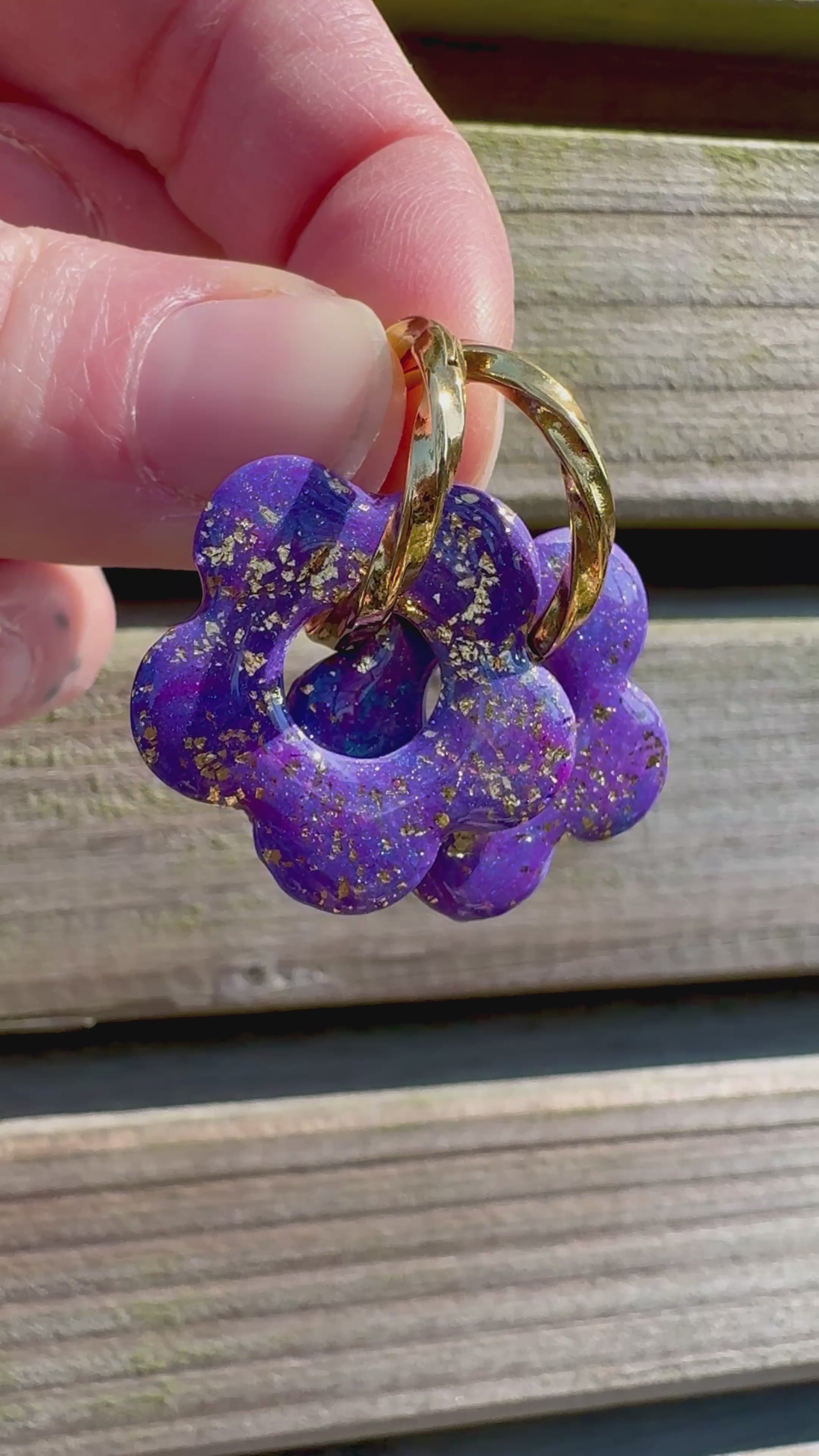 Les « grande Flora » mauve doré